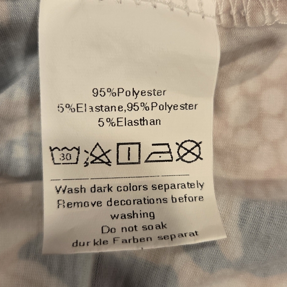 GRACE KARIN Floral Maxi Dress in Grey And Orange Size L. - Picture 16 of 16